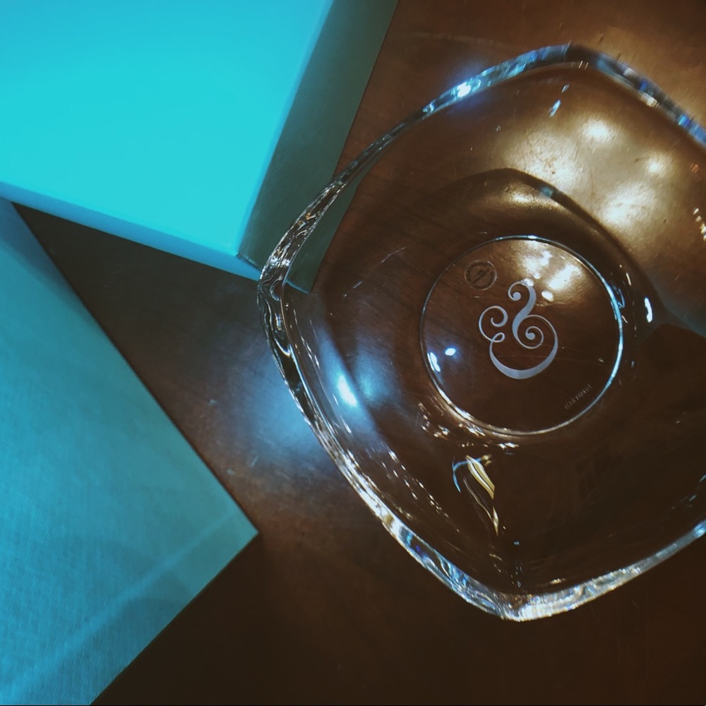 Tiffany & Co. glass dish